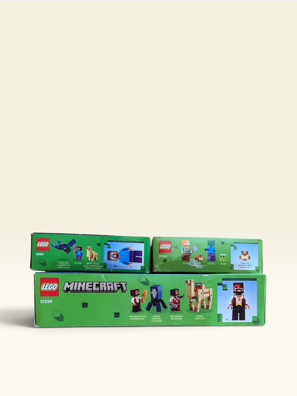 LEGO Minecraft 3 sets set 21240 set 21251 set 21259 - Picture 3 of 6
